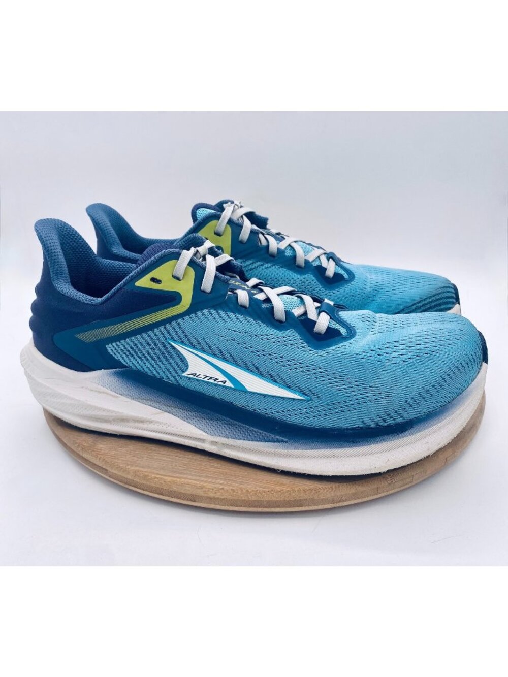 Altra Trion 8 Running Shoes Mens 10 Blue Mesh Trail Trainers Zero Drop Sneakers